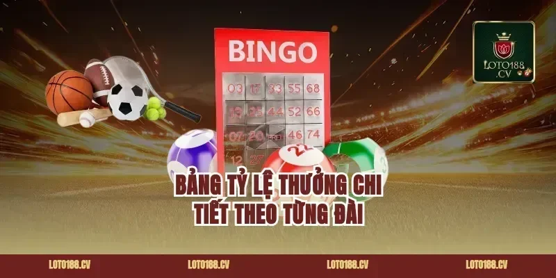 Bảng Tỷ Lệ Thưởng Chi Tiết Theo Từng Đài